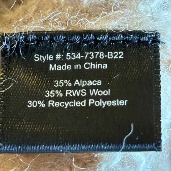 NWOT Jenni Kayne Cocoon Crewneck Sweater Sand Stipe Tan Oversized XXS-Small! - Picture 8 of 13